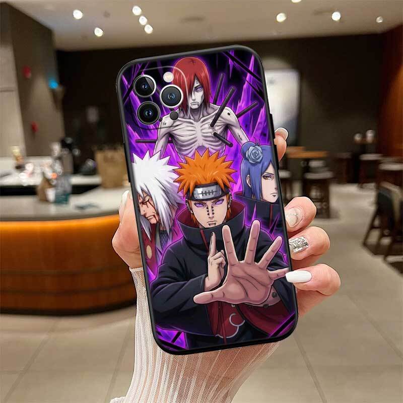 Anime Naruto Akatsuki Phone Case for Xiaomi Poco C40 C51 C50 C55 C65 C71 C75 C85 F8 F7 F6 F5 F3 F2 X7 X6 X4 X3 X2 M7 M6 M5 M4 M3 M2 Pro