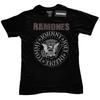 Das Ramones Presidential Seal Diamante Offizielles Merchandise T-Shirt MLXL Neu