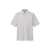 X Theory Solid Color Straight Cut Cotton Short Sleeve Polo Shirt Men Tops 451426-02