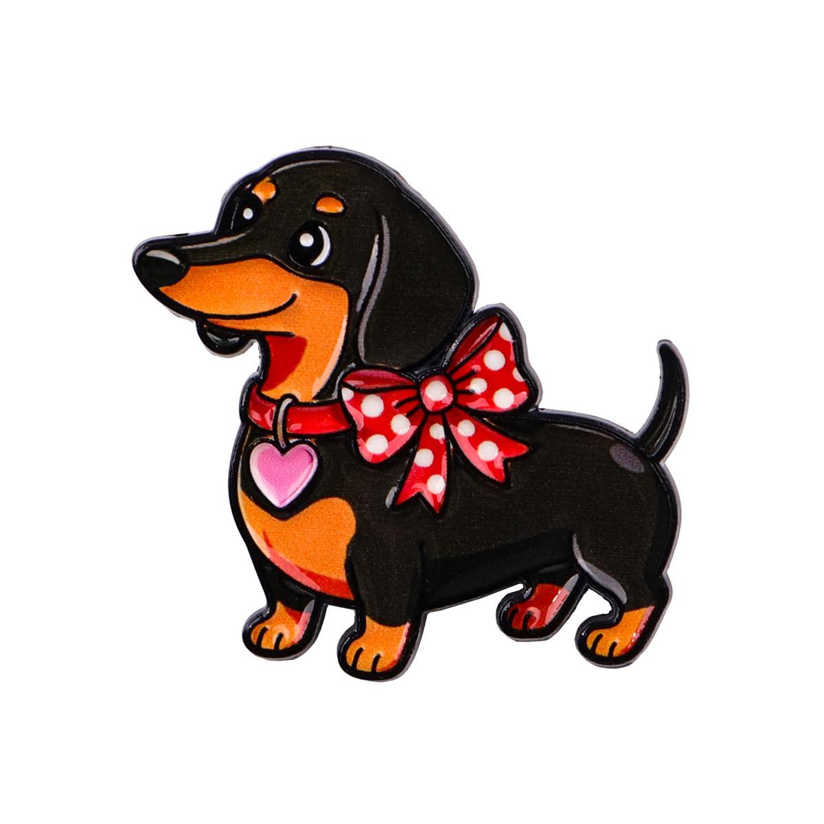 

Cartoon Capybara Enamel Pin Dachshund Funny Animal Badges Lapel Pins for Backpacks Clothing Badges Adorn Jewelry Friends Gift
