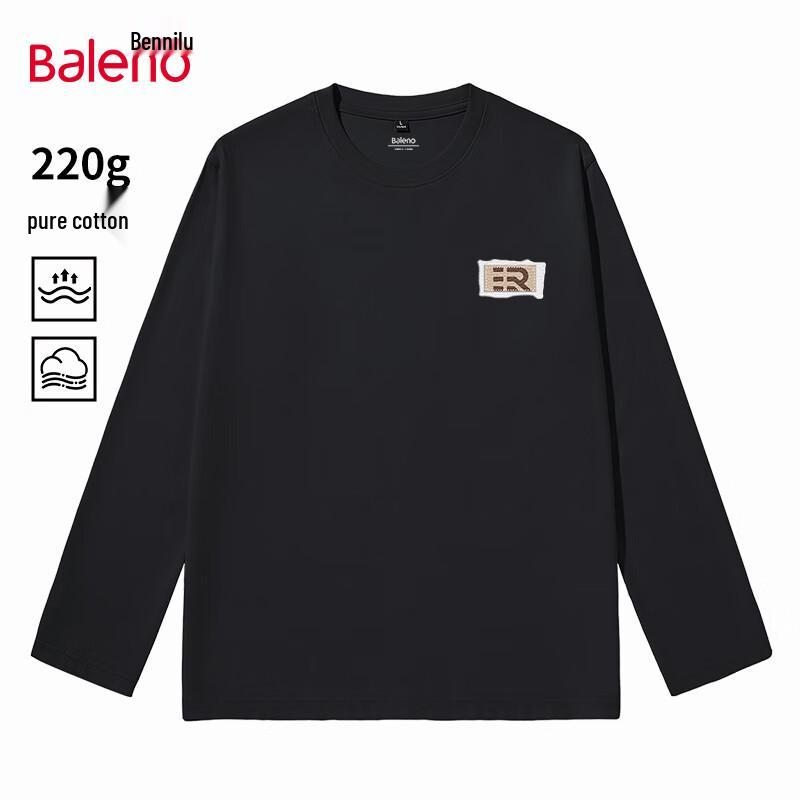 Baleno Unisex Heavy Cotton Long Sleeve Round Neck T-Shirt 3XL