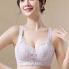 Lingerie Women's Gathering Bra Anti-sagging Breast Retraction No Underwire Bra Adjustable Lace Bra Push Up Bra