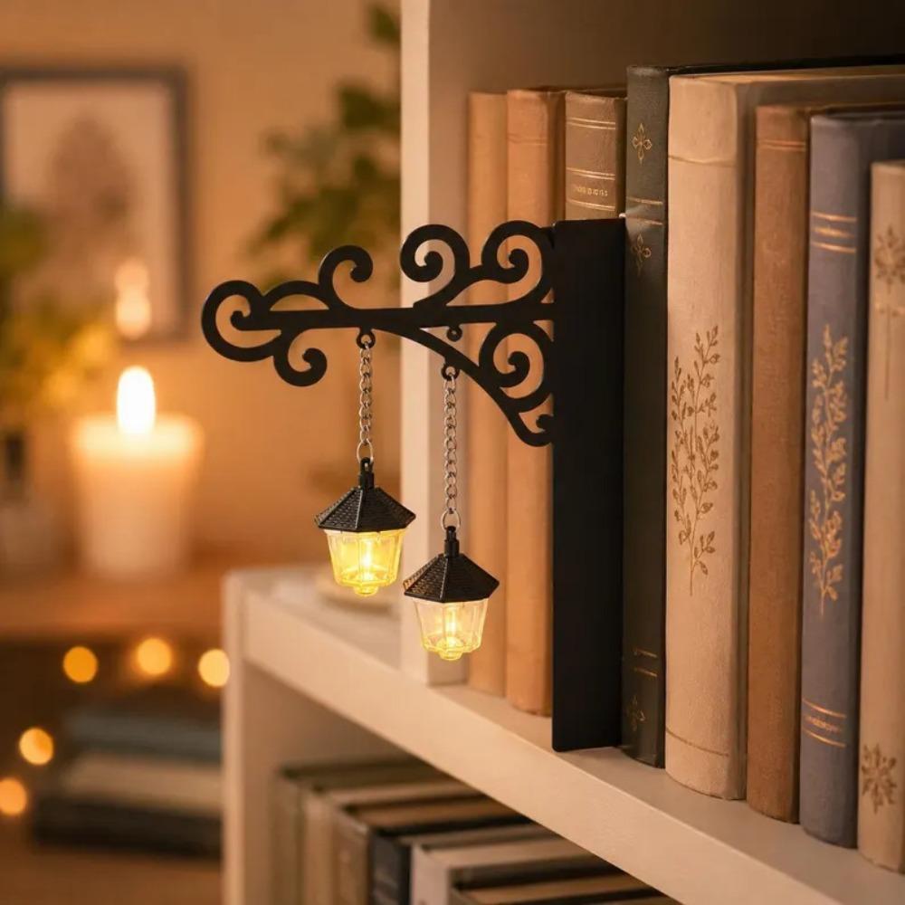 Decorative LED Book Nook Lamp Warm White Light Pumpkin Ghost Lantern Dorm Room