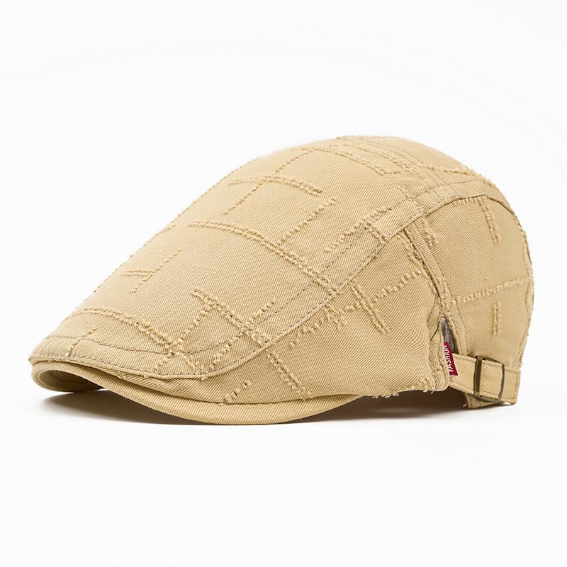 

Кепка ретро с отверстием спереди, мужская дышащая берет, большая кепка, женская кепка маляра хаки