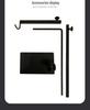Adjustable Reptile Basking Floor Lamp with Retractable Stand for Lizards, Geckos, Parrots, Birds, and Plants