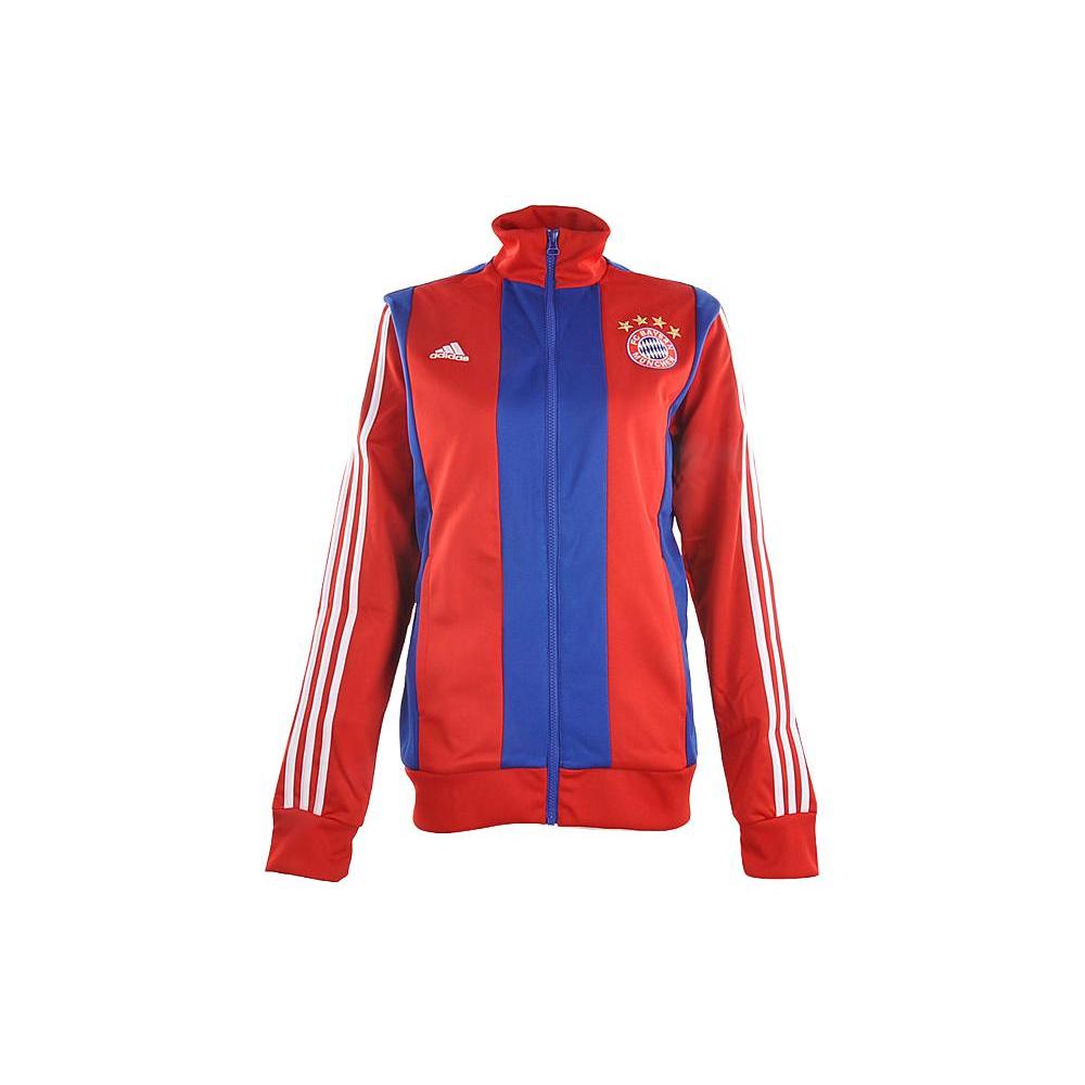 Adidas Bayern Munich Black Soccer Jerseys Men s Red Thin F85642 S