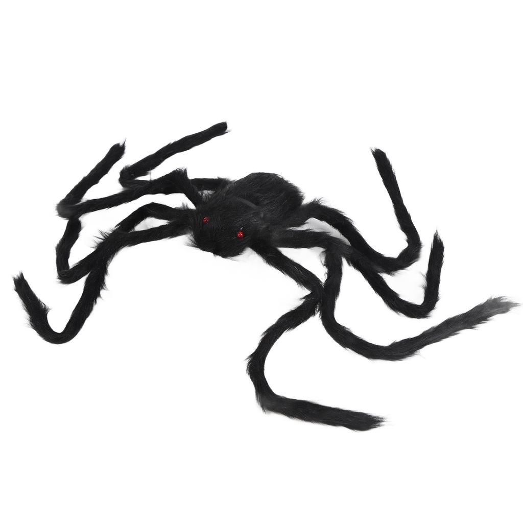 Spiders Halloween Decor Terrible Reusable Black Giant Spider Halloween Decoration for Indoor