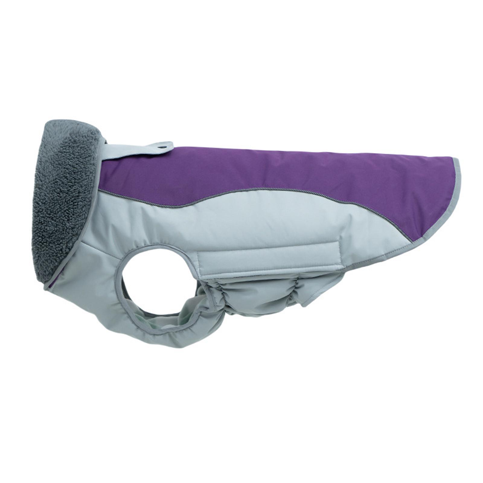 

Зимовий Теплий Одяг для Домашніх Тварин Середніх та Великих Собак Товсті Куртки з Ватною Підкладкою та Вітрозахисні Пальта S фіолетовий