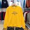 Autumn/Winter European Trend Men's Slim-Fit Round Neck Long Sleeve Hoodie - Luxury Lightweight Cotton Top.