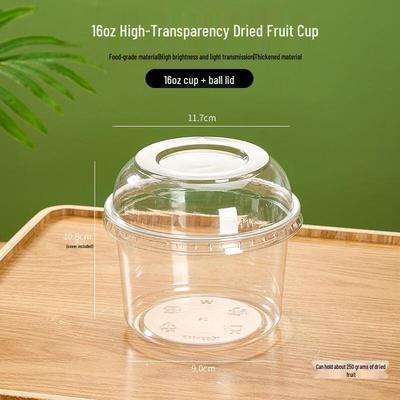 Disposable Nut Cups with Domed Lids
