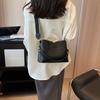 Women's Fashion Faux Leather Handbag, Solid Color Shoulder Bag with Adjustable Strap, Zipper Closure, Multifunctional Crossbody Bag
