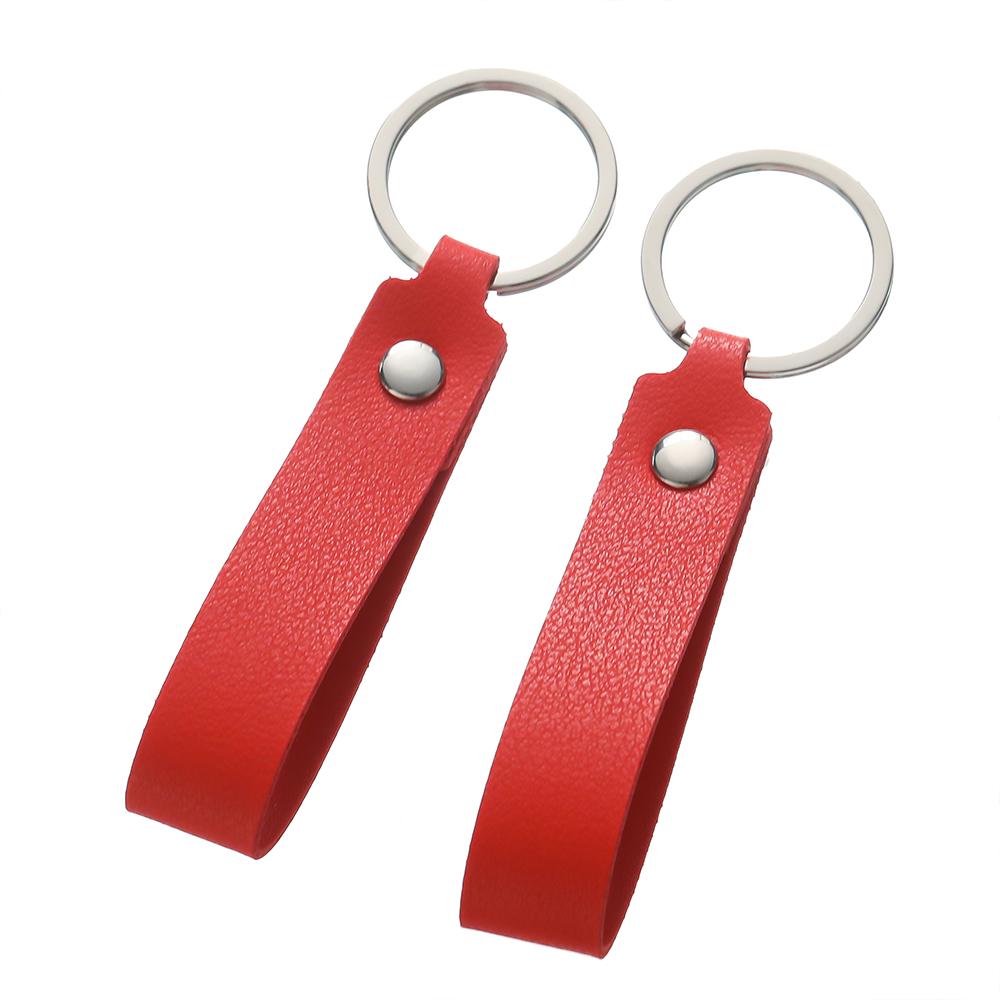 1/5pcs PU Leather Keychain Business Gift Leather Key Chain for Men Women Car Key Strap Waist Wallet KeyChains Keyrings