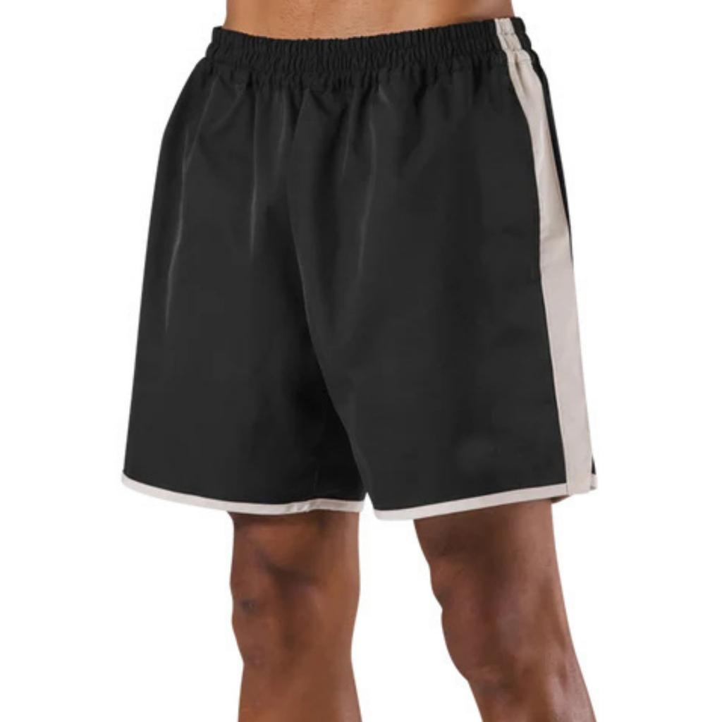 Herren Freizeitsport-Hose, Herren Locker Farbblockiert Schnelltrocknende Shorts