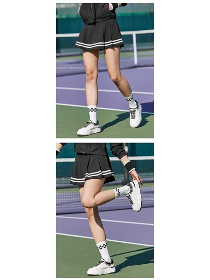 Women's Quick-Dry Pleated Sports Skirt: Anti-Exposure Golf, Fitness, Running, Tennis, Badminton Skirt