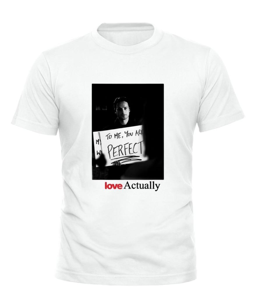 

Love actually _ Romantic New Year T Shirt Mens Womens – Love Quote – UK Gift Unisex T-Shirt S