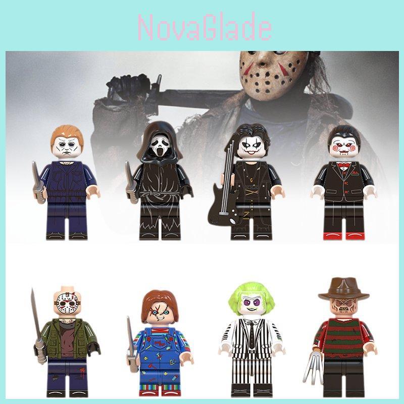 Wm6075 Halloween Themed Scary Mini Figure Bagged Kids Toy Building Blocks Set