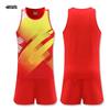 Men's and Women's Summer Running Vest and Shorts Set for Marathon Training and Fitness, Available with Custom Printing