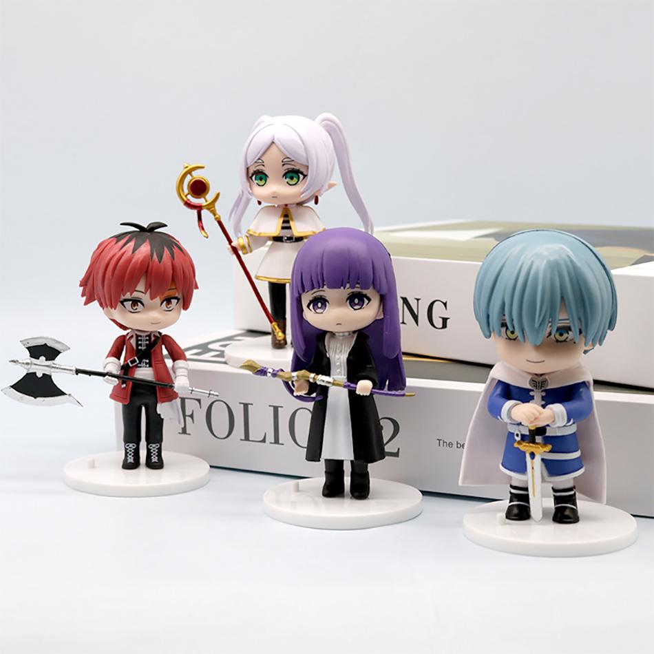 8Pcs/Set Frieren: Beyond Journey's End Anime Figure Standing Action Figures Fern Frieren Noodle Stopper Figure Collection Model