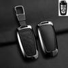 Zinc Alloy Leather For Lincoln Corsair Nautilus Aviator Navigator Continental Car Key Case Shell Keychain Keyring Car Key Cover