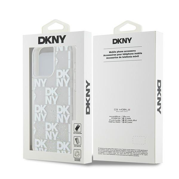 Dkny Dkhcp15Xlcpept Iphone 15 Pro Max6.7 Biały/White Hardcase Płynny Brokat Multilogo
