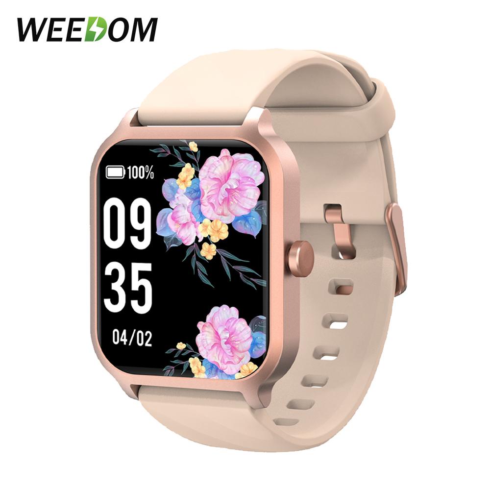 

WEEDOM 1,83 HD 240*284 Bluetooth вызов мужские водонепроницаемые умные часы монитор здоровья фитнес-трекер умные часы для Android IOS