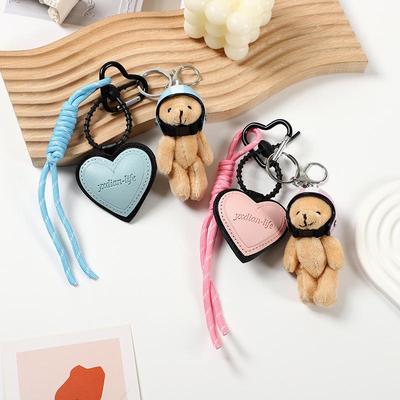 Niedlicher Helm Bär Anhänger Taschenzubehör Motorrad Bär Kleine Handtasche Rucksack Anhänger Für Frauen Charm Geschenke