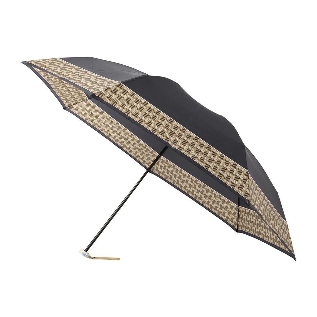 Moonbat Rain Folding Large Black [Lanvin Collection] Umbrella, Umbrella, Size, Lightweight, Print, 21-083-11105-02,