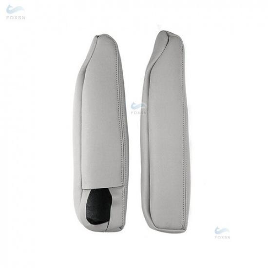 For Land Rover Discovery LR3 LR4 04-16 2x L&R Leather Seat Armrest Handle Cover