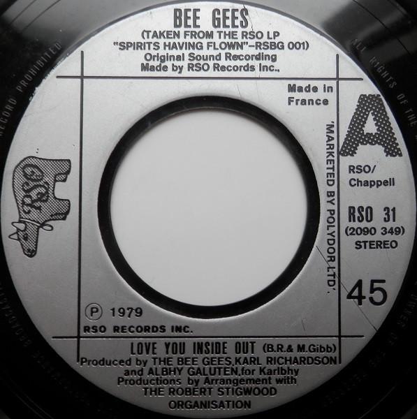 7inch Record BEE GEES Love You Inside Out RSO31 RSO 1979 UK Pop Used