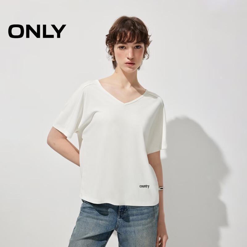 

ONLY Women s Criss-Cross Back V-Neck T-shirt M