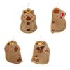 Adorable Capybara Hanging Towel Set for Home Use