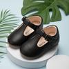 Girls' Comfortable Leather Princess School Shoes - Non-slip Sole