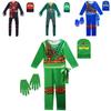 High Quality Polyester Ninjago Kai Jay Cosplay Party Clothes For Kids