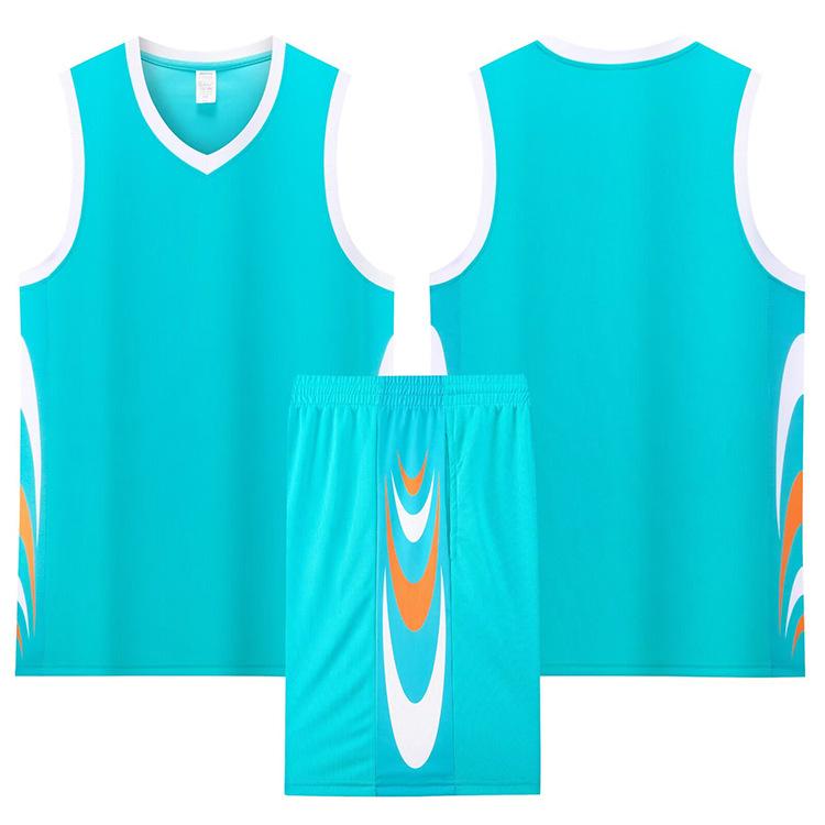New Basketball Jersey Set Breathable Game Jersey Children S Training Jersey Digital Printing Boys And Girls Adult Jersey 6XL