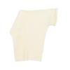 2025 Spring/Summer Women's Sexy Off-the-Shoulder Knitted Vest – Irregular Design, Slim Fit, Pure Desire Top