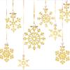 Diy Crystal Epoxy Mold Christmas Series Three-in-one Snowflakes Hanging Pendant Jewelry Silicone Mold for DIY Craft