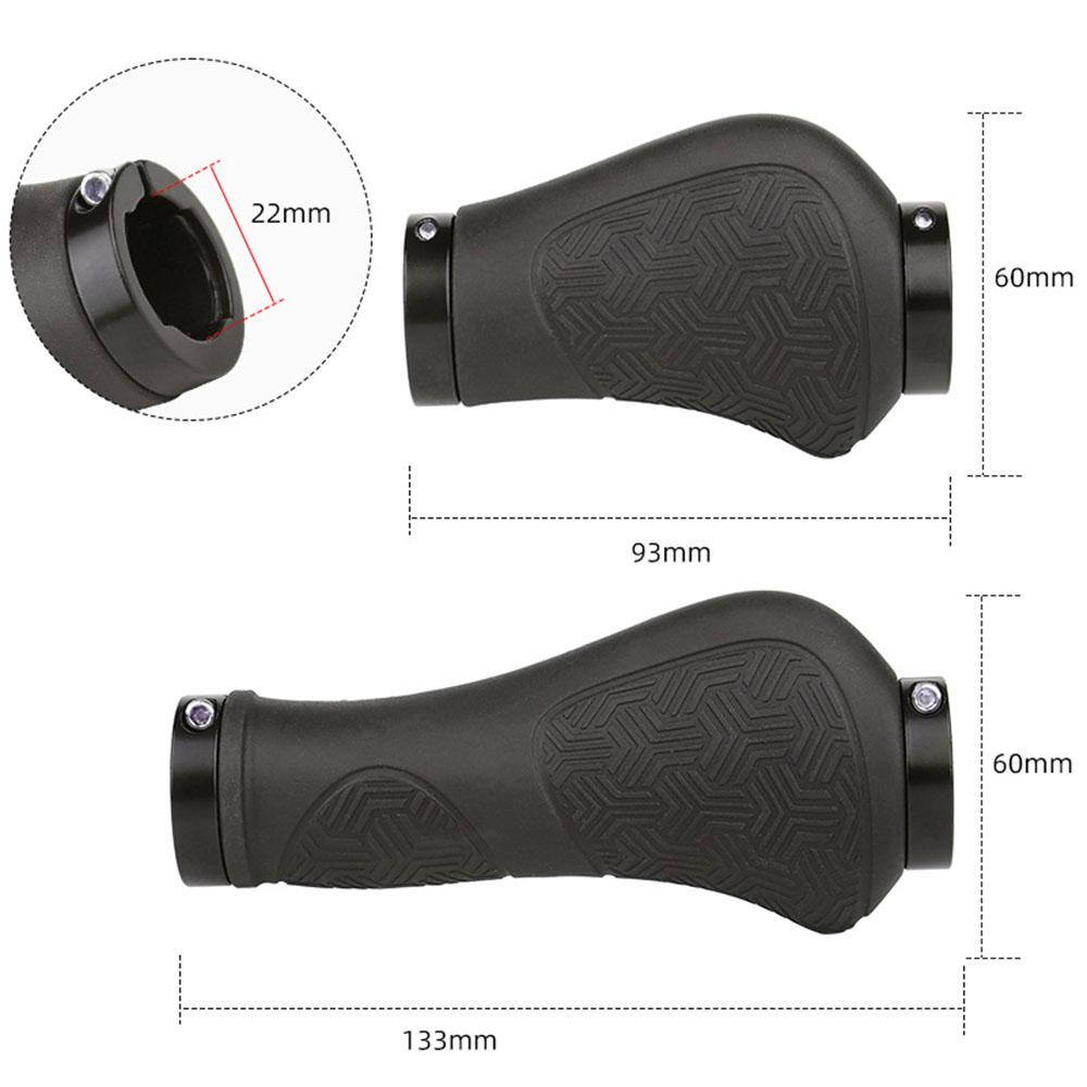 Electric Bike Folding Bike Rubber Vice Grips Bicycle Handlebar Grips Ergonomic Bilateral Lockable Grips for MTB,Road Bikes