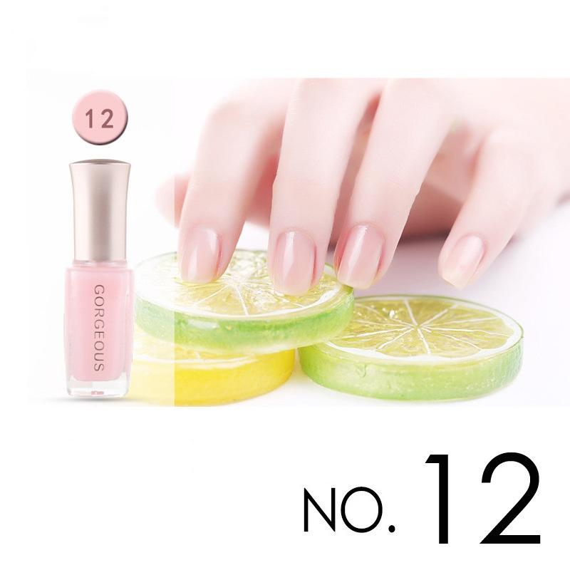 New Jelly Nail Polish Candy Nude Quick Drying Translucent Jelly Nail Polish