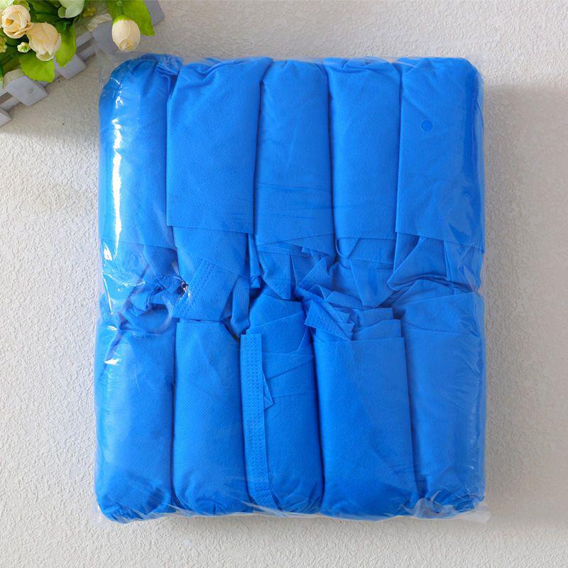 Disposable Non-Woven Shoe Covers - Wear-Resistant, Non-Slip, Dustproof, Breathable, Indoor Footwear for Students and Adults, Thickened, Free Shipping