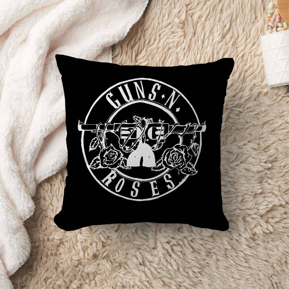 GGuns N RRoses Personalized Picture Text Home Decorative Pillows Household Gifts Xcm