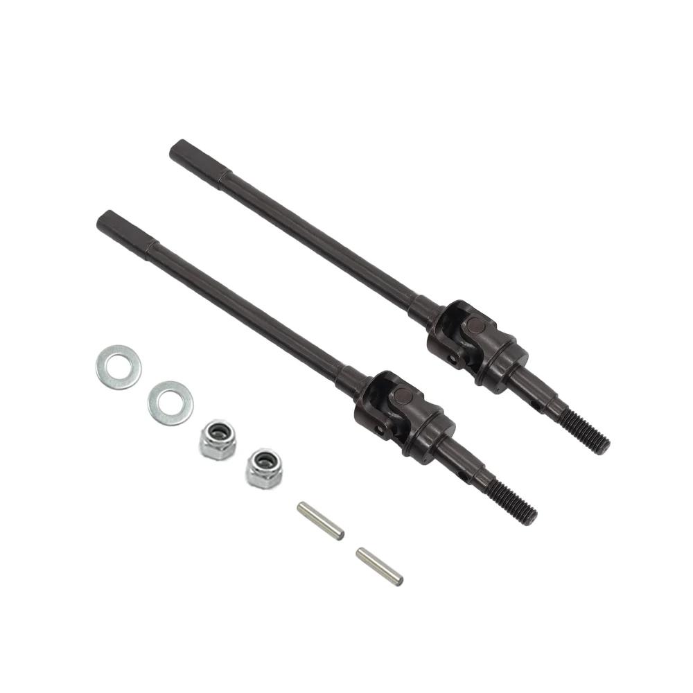 CVD Drive Shaft Dogbone Heavy Duty Universal AR44 Axle Front and Rear for RC 1/10 Axial SCX10-II 90046 90047 JEEP Wrangler