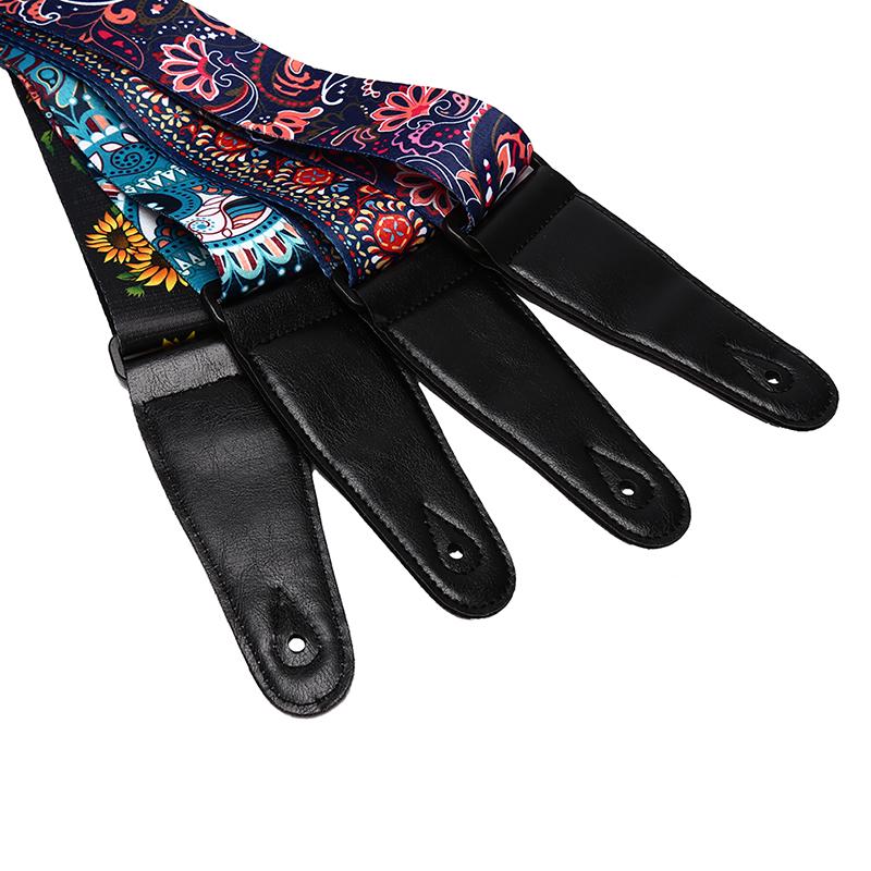 Guitar Strap Electric Guitar Acoustic Sunflower Guitar Folk Guitar Bass Strap