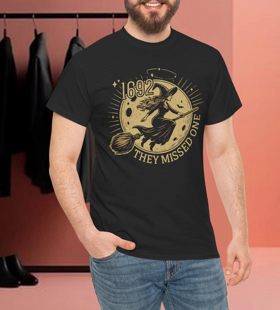 They Missed One Shirt, Salem Witch Shirt, They Missed One Witch Shirt, Halloween L