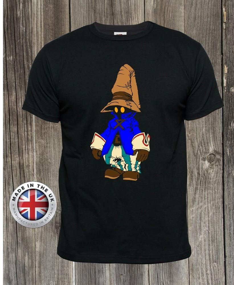 Final Fantasy t shirt Vivi tshirt black mage, black,unisex,kids ladies fitted XL