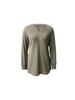 2025 Autumn/Winter Women's European Style Long Sleeve Loose Knit Top with Pockets