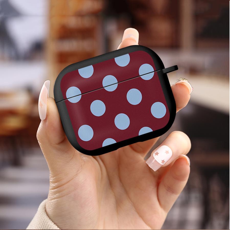 Earphone Cases Cover Case For Airpods Pro3 1 4 Pro 3 2 Pro2 Retro Polka Dot Print