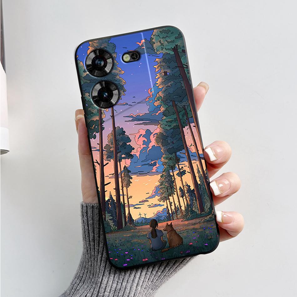 Soft Case For Tecno Pova 5 Pova5 LH7n Phone Cover Matte Liquid Silicone Marble Fundas Capa For Tecno Pova 5 pro 5Pro LH8n Bumper
