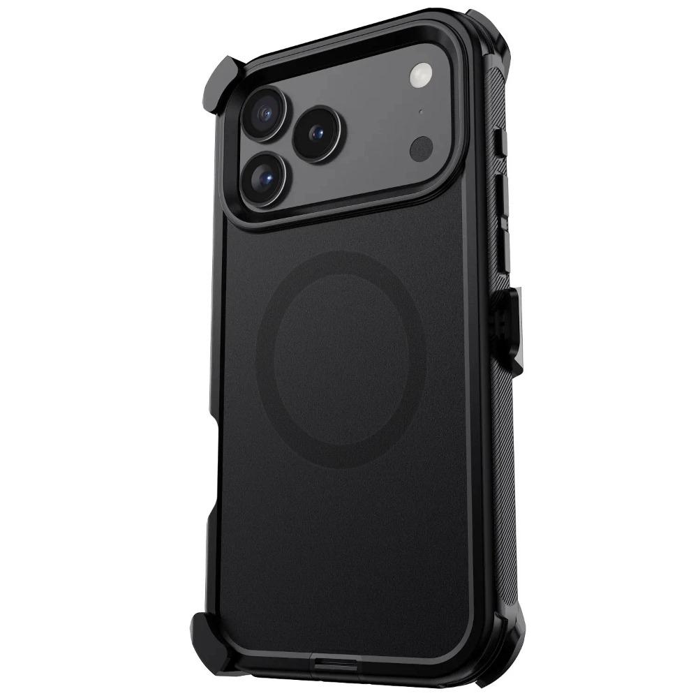 3-lagige Heavy Duty Defender Armor Phoen Hülle für iPhone Air 17 Pro Max 16 E 15 14 Plus 13 Gürtelclip Stoßfeste Schutzhülle