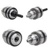 0.6-6mm Keyless Drill with 1/4 Inch Hex Shank 3/8-24UNF Keyless Chuck Conversion Tool Electric Threaded Mount for Impact Driver