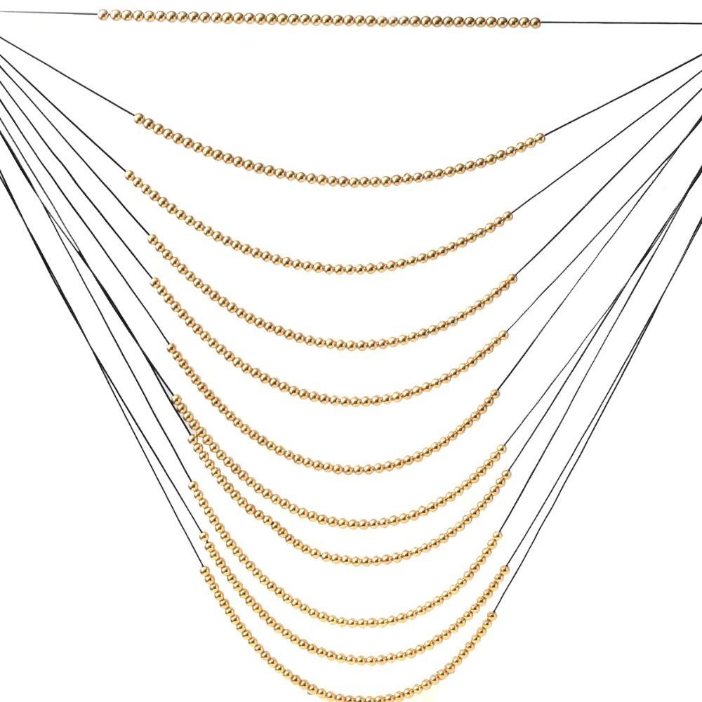 Layered Tassels Necklace Boho Multilayer Imitation Pearl Necklace  Wedding Jewelry